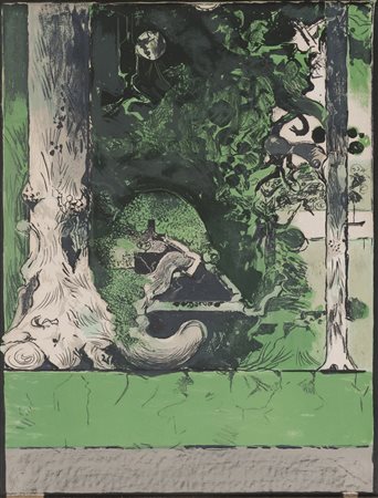 GRAHAM VIVIAN SUTHERLAND (Londra 1903 - Mentone 1980) The Forest I, 1972...