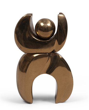 GIUSEPPE MAROTTA (Gavi 1929) Triade Bronzo, ex. 197/1000 Misure, cm. 14,5 x...