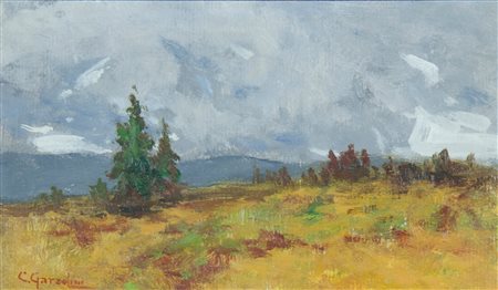 Ciro Garzolini Trieste 1883-1972 Lotto di 6 opere ad olio, misure diverse.