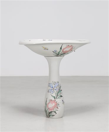 CAMPI ANTONIA (n. 1921) Lavabo in ceramica serie Torena anni 50. -. Cm 77,00...