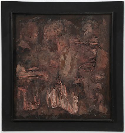 SCARPA GINO (n. 1924) Quadro su faisite, anni 40, Firma in basso a sinistra...