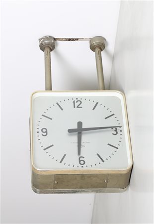 PONTI GIO' (1891 - 1979) Orologio da soffitto in metallo per Boselli anni 50....