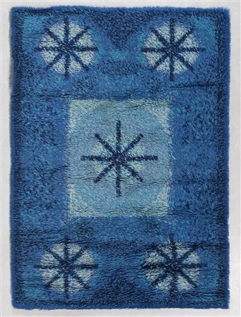 MANIFATTURA ITALIANA Tappeto anni 60/70 . -. Cm 132,00 x 185,00.