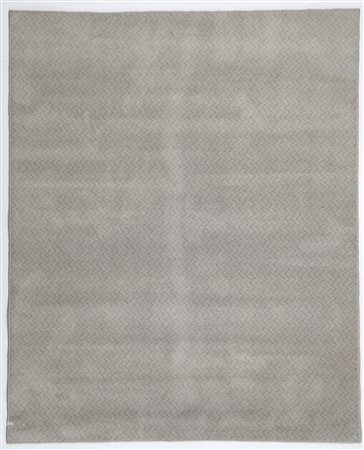 MANIFATTURA ITALIANA Tappeto in lana anni 70°. -. Cm 246,00 x 201,00.