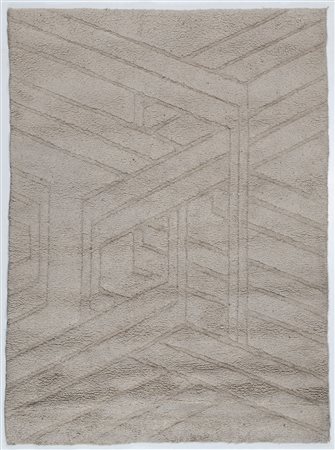 MANIFATTURA ITALIANA Tappeto in lana anni 70°. -. Cm 231,00 x 172,00.