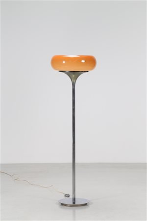 HARVEY GUZZINI Lampada da terra in metallo cromato e plastica, per Guzzini...