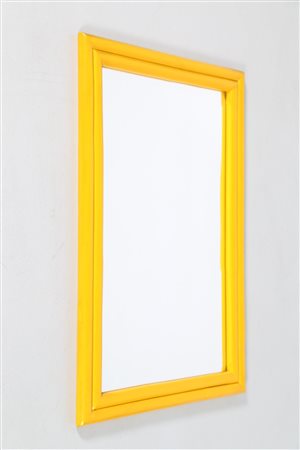 BONACINA 1889 Specchio in bambu' e vetro. -. Cm 59,00 x 91,00 x 3,50.