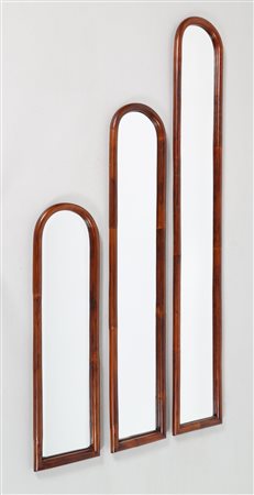 BONACINA 1889 Tre specchi in bambu'. -. . Misure: 75 x 26 x 3 134,5 x 26 x 3...