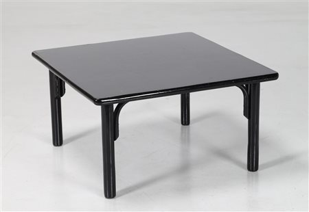 BONACINA 1889 Tavolino da caffè in bambu' e legno laccato. -. Cm 75,00 x...