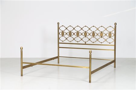 MANIFATTURA ITALIANA Letto in ottone, anni 60. -. Cm 175,00 x 125,00 x 200,00.