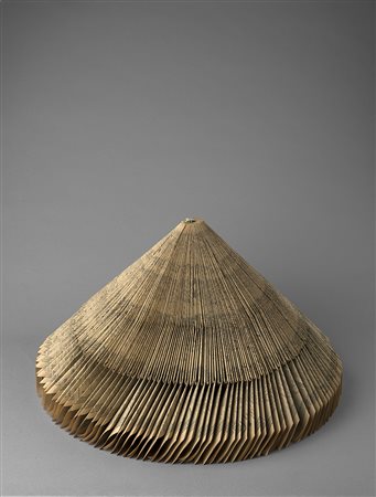 STEFANO ARIENTI (1961) Turbina, 1986 carta stampata piegata, cm 20x50x50...