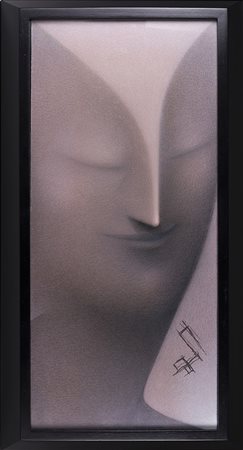 DE DOMINICIS GINO (1947 - 1998) Opera Ubiqua, 1995 tecnica mista su foto, cm...
