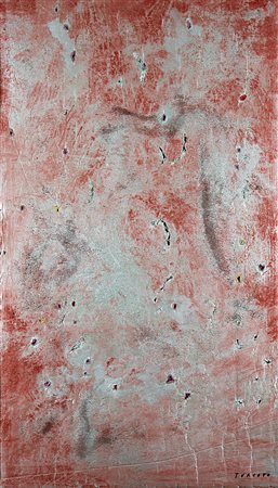 GIULIO TURCATO (1912 - 1995) Superficie lunare,inizi anni '80 olio e tecnica...