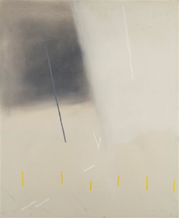 VALENTINO VAGO (1931) Senza titolo, s.d. olio su tela, cm 73x60 Firma al...