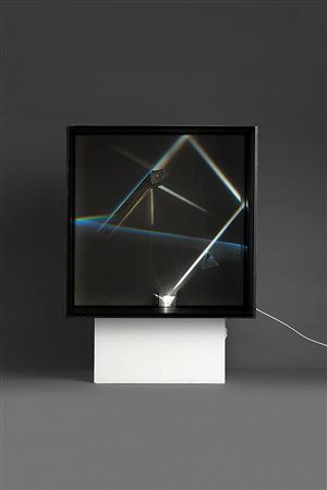 ALBERTO BIASI (1937) Light Prisms, 1967 legno, acrilico, metallo, specchio,...