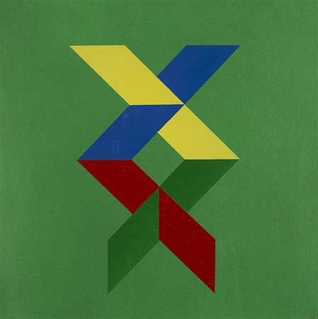 EDOARDO LANDI (1937) Struttura cino prospettica, 1978 tecnica mista su...