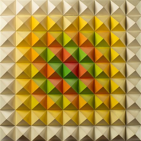 HANS JORG GLATTFELDER (1939) Senza titolo, s.d acrilico su polistirene, cm...