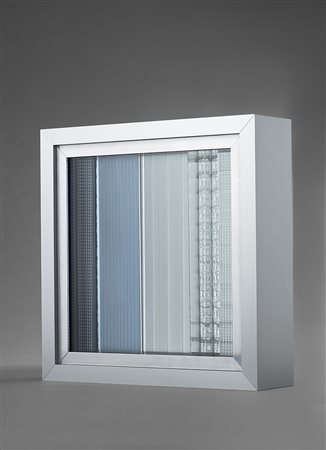 NANDA VIGO (1936) Cronotopo 14, 2014 alluminio e vetri smerigliati, cm 30 x...