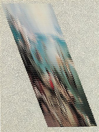 KOLAR JIRI (1914 - 2002) La caduta di Icaro, 1982 Carta e collage su tavola,...