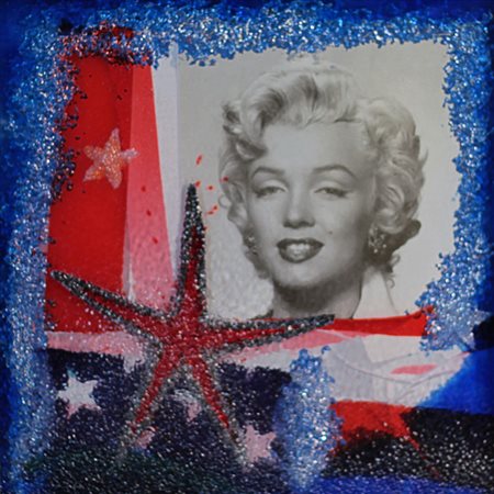 Omar Ronda (Portula 1947) Marilyn Frozen 2004 Foto con polimero termoplastico...