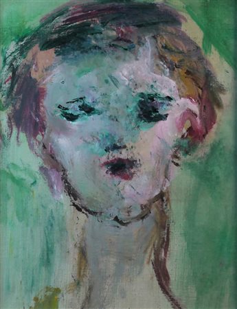 Ernesto Treccani (Milano 1920 – Milano 2009) Senza Titolo 1971 olio su tela...