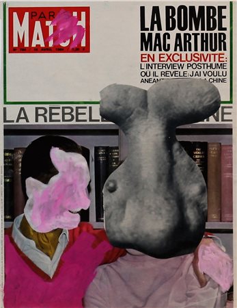 Claudio Cintoli (Imola 1935 – Roma 1978) Senza Titolo 1965 Collage e pittura...