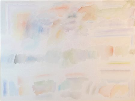 Riccardo Guarneri (Firenze 1933) Tempo d'estate 1989 Acquerello su cartoncino...