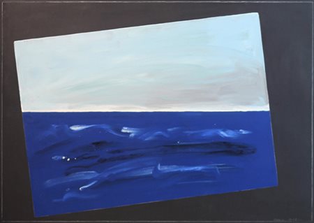 Franco Angeli (Roma 1935 – Roma 1988) Senza Titolo 1972/74 Smalto su tela...