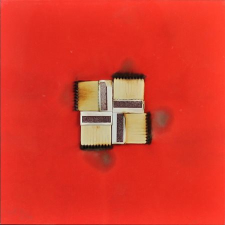 Bernard Aubertin ( Fontenay-aux-Roses 1934 – Reutlingen 2015) Dessin de Feu...