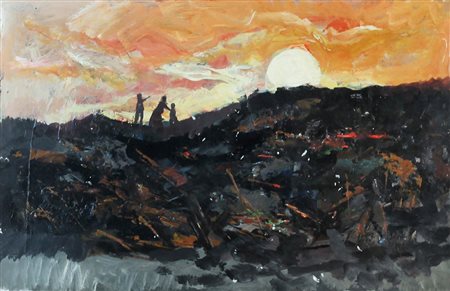 Fausto Maria Liberatore (Lucca 1922 – Lido di Camaiore 2004) Paesaggio 1972...