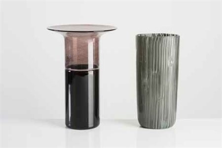 TAPIO WIRKKALA Vaso della serie “Filigrane di Tapio” in vetro ad incalmo e...