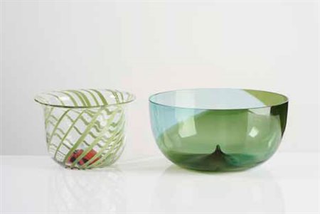 OWE THORSSEN BRIGITTA KARLSSON Vaso della serie “Pirmavera” con decoro a...