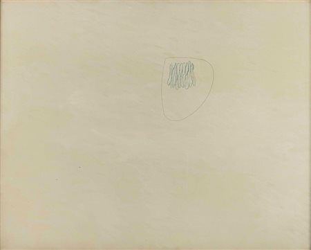 Ettore Sordini (1934-2012), Senza titolo, 1963, tecnica mista su tela, cm...