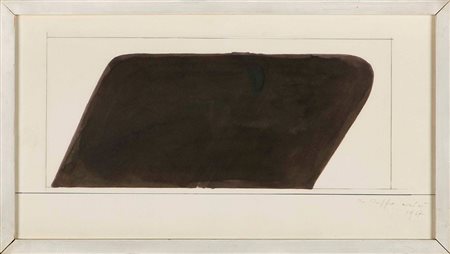 Rodolfo Aricò (1930-2002), Senza titolo, 1967, china su carta, cm 23x43...