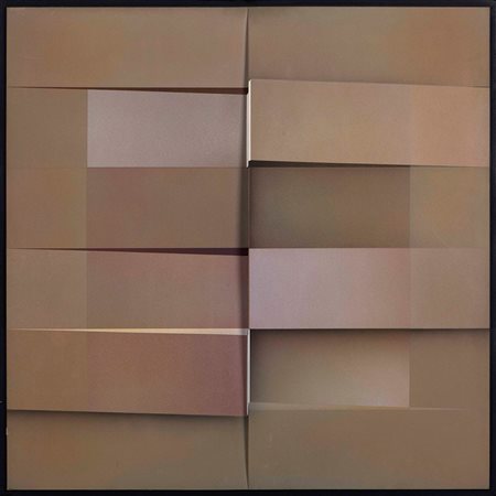 Guido Zanoletti (1933), Senza titolo, 1982, nitro acrilico su tavola, cm...