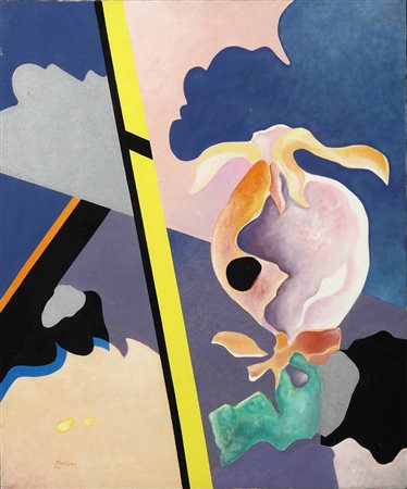 Roberto Martone (1940), N°557, 1973, olio su tela, cm 60x50 firmato e datato...