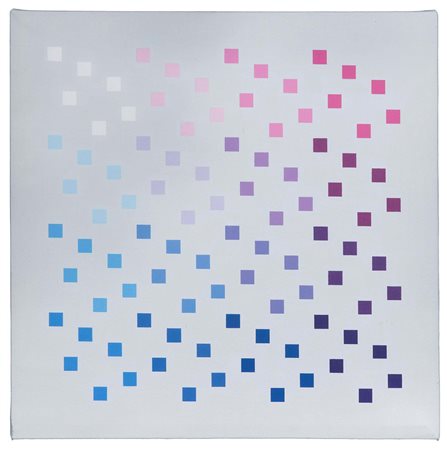 Aldo Mengolini (1930), 09.015, 1980, acrilico su tela, cm 35x35 firmato,...