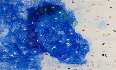 Antonio Paradiso (1936), Senza titolo, 1983, acrilico e tecnica mista su...