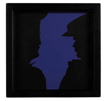 Gino De Dominicis (1947-1998), Urvasi e Gilgamesh, inizio anni '90, tempera...