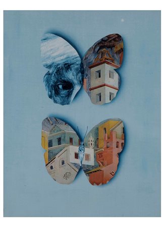 Jiri Kolar (1914-2002), Zcyklv: V. van G., 1990, tecnica mista e collage su...