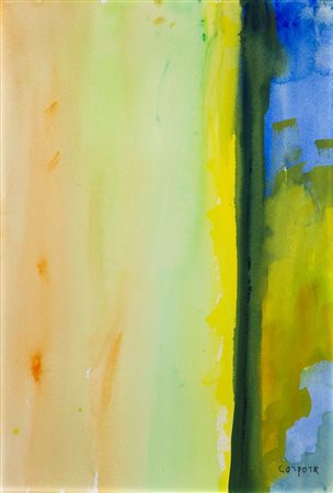 Antonio Corpora (1909-2004), Viaggio a Siviglia, 2002, acquerello su carta,...