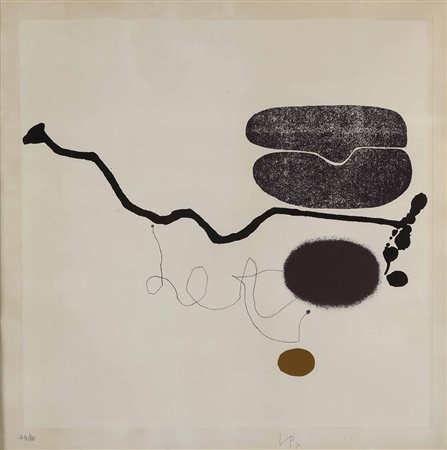 Victor Pasmore (1908-1998), Senza titolo, 1970, litografia, cm 46,5x46,5...