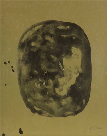 Lucio Fontana (1899-1968), Concetto spaziale (Vite), 1968 ca, acquaforte e...