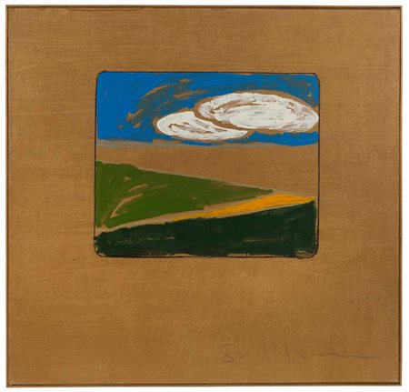 Mario Schifano (1934-1998), Senza titolo, 1974-1976, smalto su carta...