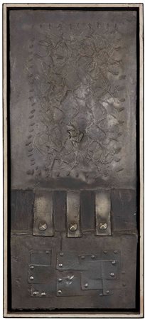 Gino Marotta (1935-2012), Tempo di Sigillo, 1960, alluminio, tecnica mista su...