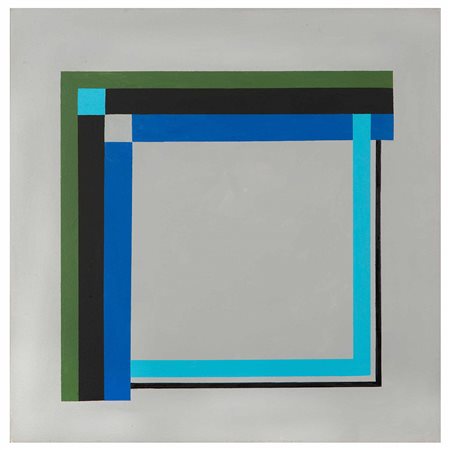 Mauro Reggiani (1897-1980), Composizione N. 14, 1972, acrilico su tavola, cm...