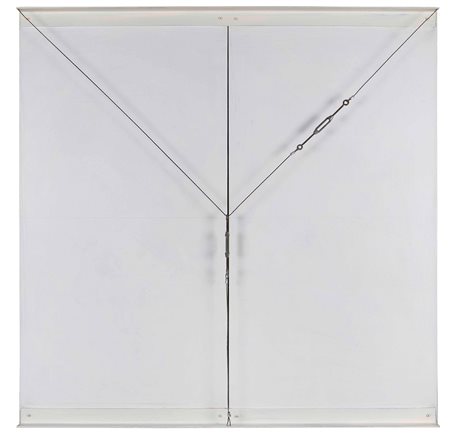 Gianfranco Pardi (1933-2012), Architettura, 1972, acrilico su tela e cavi...