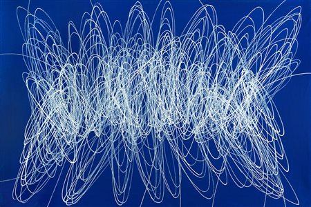 Roberto Crippa (Monza 1921 - Bresso 1972)"Spirale" 1950olio su telacm...