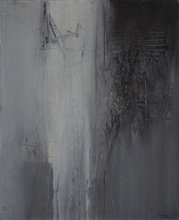 Emilio Scanavino (Genova 1922 - Milano 1986)"Realtà liquida" 1960-1961olio su...