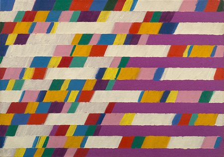 Piero Dorazio (Roma 1927 - Perugia 2005)"Variabile" 1979olio su telacm...